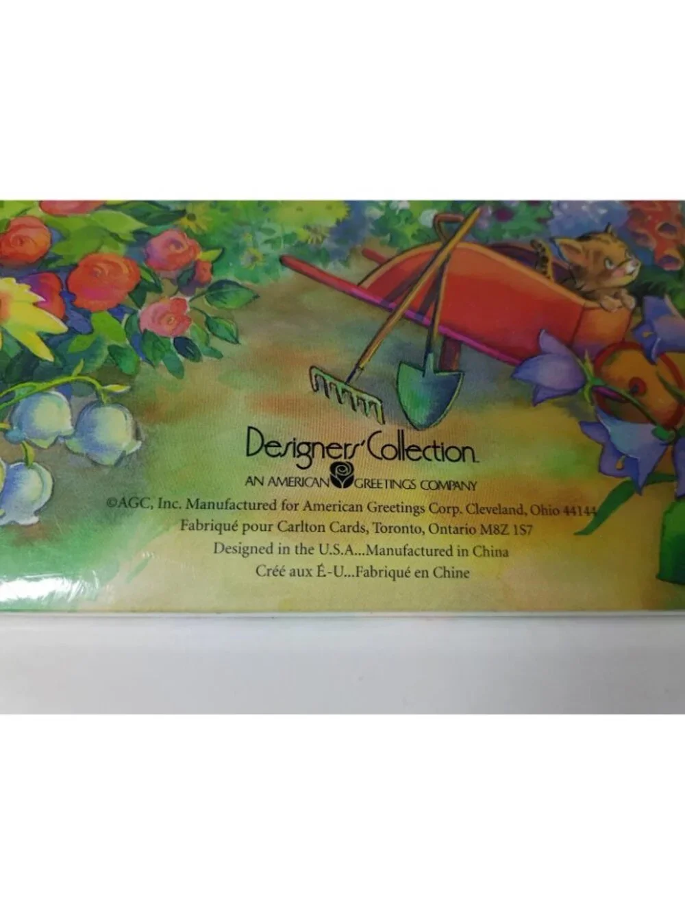 Vintage American Greetings Cushioned Hardback Journal Kitsch Garden Sealed New
